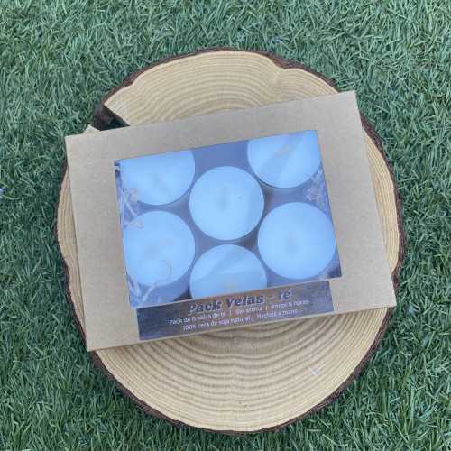 Velas de té (Pack de 6 velas)