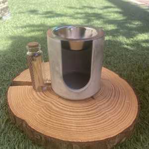 Quemador Estrecho Gris Claro