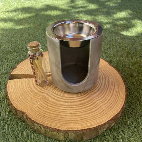 Quemador Estrecho Gris Oscuro