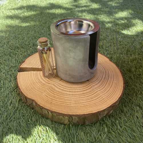 Quemador Estrecho Gris Oscuro