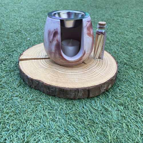 Quemador Ancho Marrón Cobrizo