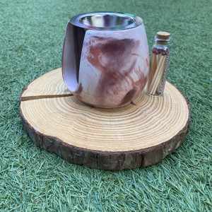 Quemador Ancho Marrón Cobrizo