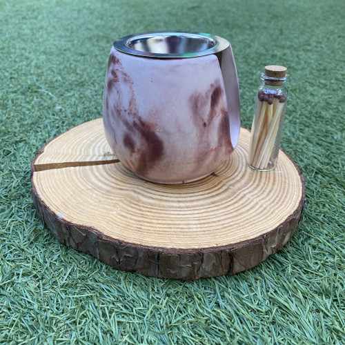 Quemador Ancho Marrón Cobrizo