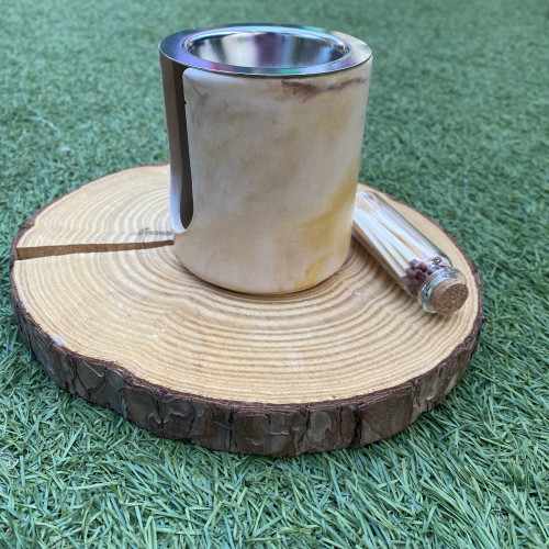 Quemador Estrecho Beige y Ocre