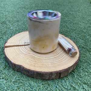 Quemador Estrecho Beige y Ocre