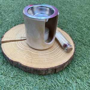 Quemador Estrecho Beige y Ocre