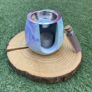 Quemador Ancho Agua Marina y Morado