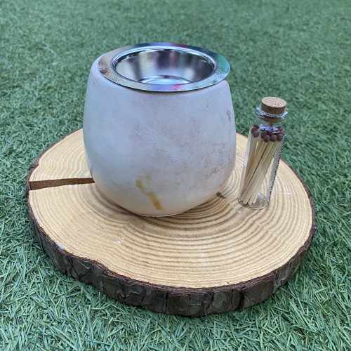 Quemador Ancho Beige (Vetas Marron)